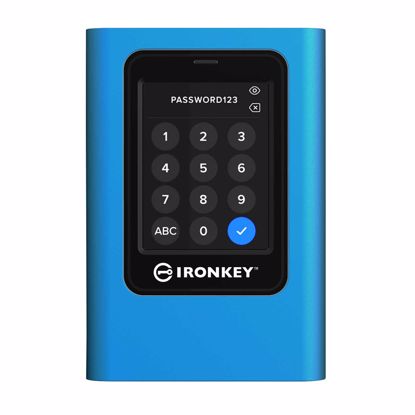 Fotografija izdelka KINGSTON IronKey Vault Privacy 80 1,92TB USB3.2 Gen1 Type-C FIPS 197 & XTS-AES (IKVP80ES/1920G) SSD