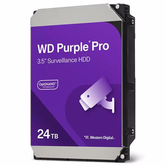 Fotografija izdelka WD PURPLE PRO 24TB 3,5" SATA3 512MB 7200rpm (WD240PURP) trdi disk
