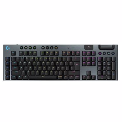 Fotografija izdelka LOGITECH G915 X LIGHTSPEED GL Clicky brezžična RGB mehanska gaming US Slo g. črna tipkovnica