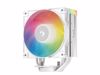 Fotografija izdelka Hladilnik za procesor DeepCool AG400 WH ARGB V2, 120mm, bel