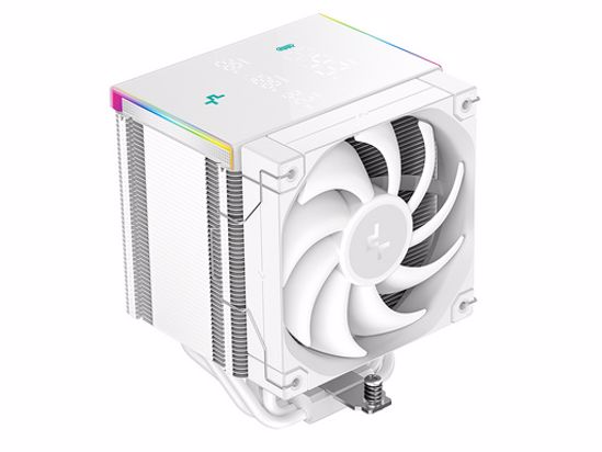 Fotografija izdelka Hladilnik za procesor DeepCool AK500 DIGITAL PRO, 120mm, LCD, ARGB, bel