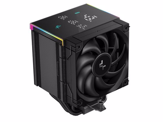 Fotografija izdelka Hladilnik za procesor DeepCool AK500 DIGITAL PRO, 120mm, LCD, ARGB, črn
