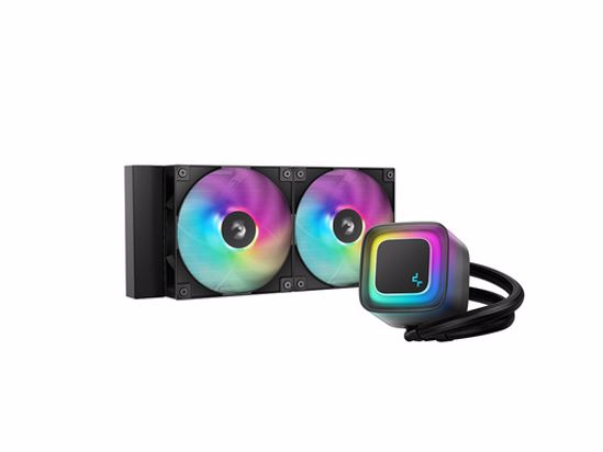 Fotografija izdelka Komplet za tekočinsko hlajenje AIO Liquid Cooler DeepCool LE240 V2, 240mm, ARGB, črn