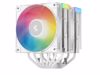 Fotografija izdelka Hladilnik za procesor DeepCool AG620 WH ARGB V2, 2x120mm, bel