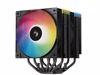 Fotografija izdelka Hladilnik za procesor DeepCool AG620 BK ARGB V2, 2x120mm, črn