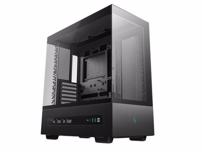 Fotografija izdelka Računalniško ohišje DeepCool CH690 DIGITAL,  ATX, Midi-Tower, LCD, kaljeno steklo, črno