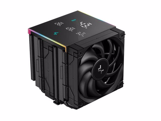 Fotografija izdelka Hladilnik za procesor DeepCool AK620 Digital PRO, 2x 120mm, LCD, črn