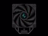 Fotografija izdelka Hladilnik za procesor DeepCool AK400 Zero Dark, 120mm, 220W TDP, črn