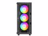 Fotografija izdelka Računalniško ohišje DeepCool CC560 ARGB V2, ATX, RGB, kaljeno steklo, črno