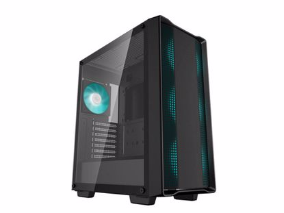 Fotografija izdelka Računalniško ohišje DeepCool CC560 V2, ATX, LED, kaljeno steklo, črno
