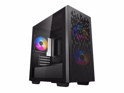Fotografija izdelka Računalniško ohišje DeepCool MATREXX 40 3FS, Micro-ATX, kaljeno steklo, črno