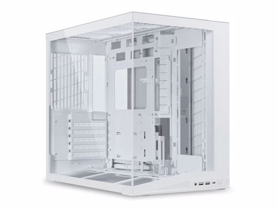 Fotografija izdelka Računalniško ohišje Lian Li O11 Dynamic Mini V2, ATX, Midi-Tower, kaljeno steklo, belo