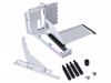 Fotografija izdelka Univerzalni vertikalni nosilec grafične kartice Lian Li GPU Bracket Kit V3, 4 reže, PCIe 5.0, bel