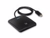 Fotografija izdelka Čitalec pametnih kartic, USB-C, črn, Ewent EW1055