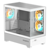 Fotografija izdelka Gigabyte C201 PANORAMIC ICE ATX RGB osvetljeno ohišje, belo