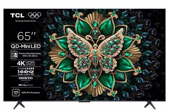 Fotografija izdelka TCL 4K QD-Mini LED TV 65C61K, Google TV, 144Hz, Onkyo zvok z Dolby Atmos