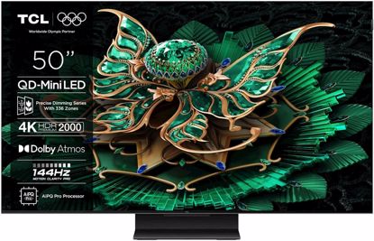 Fotografija izdelka TCL 4K QD-Mini LED HDR PREMIUM 50C71K, Google TV, 144Hz, Dolby Atmos