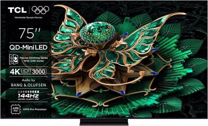 Fotografija izdelka TCL 4K QD-Mini LED HDR PREMIUM 75C71K, Google TV, 144Hz, Ozvočeno z Bang & Olufsen