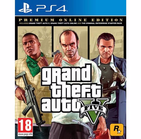 Fotografija izdelka Grand Theft Auto V - Premium Online Edition (PS4)