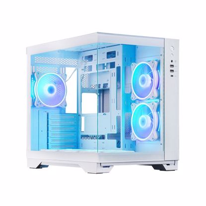 Fotografija izdelka Chieftec VISIO USB3.2 Gen2 ATX A-RGB ohišje, belo