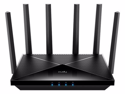 Fotografija izdelka Brezžični usmerjevalnik Router CUDY WR6500H, BE6500, 2.5G, Wi-Fi 7, Mesh