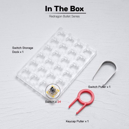 Fotografija izdelka REDRAGON BULLET-S A113 STIKALO TIPKOVNICE 24 kos