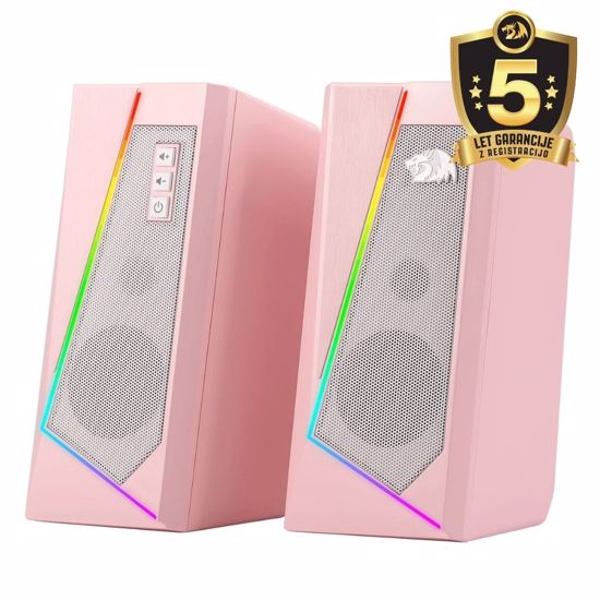 Fotografija izdelka REDRAGON ANVIL GS520 RGB ZVOČNIK ROZA BARVE