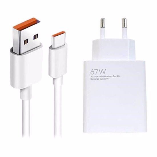 Fotografija izdelka Xiaomi 67W HyperCharge polnilec Combo (tip A) + Kabel USB-A/USB-C