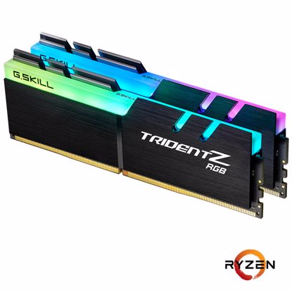 Fotografija izdelka G.SKILL Trident Z 16GB (2x8GB) 3600MHz DDR4 RGB F4-3600C18D-16GTZRX ram pomnilnik