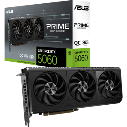 Fotografija izdelka Grafična kartica ASUS Prime GeForce RTX 5060 OC, 8GB GDDR7, PCI-E 5.0
