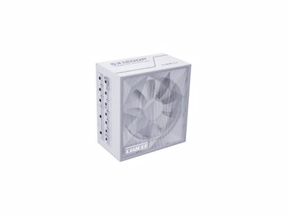 Fotografija izdelka Napajalnik ATX Lian Li SX 1200W, 80PLUS Platinum, PCIe 5.1, ATX 3.1, Modularni, bel, SX1200P