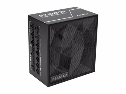 Fotografija izdelka Napajalnik ATX Lian Li SX 1000W, 80PLUS Platinum, PCIe 5.1, ATX 3.1, Modularen, črn, SX1000P