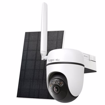 Fotografija izdelka TP-LINK Tapo C615G KIT LTE 2K 3MP zunanja brezžična baterijska solarni panel bela nadzorna kamera