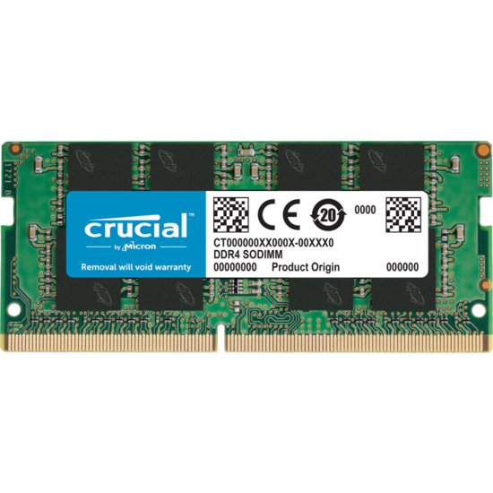 Fotografija izdelka Crucial 32GB DDR4-3200 SODIMM PC4-25600 CL22, 1.2V