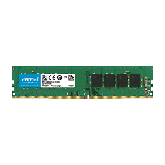 Fotografija izdelka Crucial 16GB DDR4-3200 UDIMM PC4-25600 CL22, 1.2V