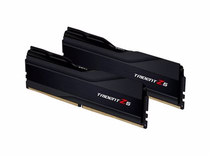 Fotografija izdelka RAM DDR5 32GB Kit (2x 16GB) PC5-51200 6400MT/s CL32 1.40V, G.SKILL Trident Z5, Intel XMP