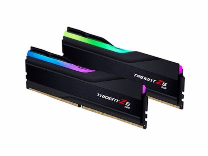 Fotografija izdelka RAM DDR5 32GB Kit (2x 16GB) PC5-51200 6400MT/s CL32 1.40V, G.SKILL Trident Z5 RGB, Intel XMP