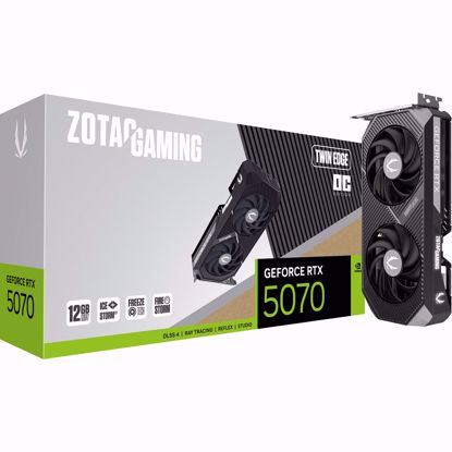 Fotografija izdelka Zotac GeForce RTX 5070 Twin Edge OC Bela 12GB GDDR7 (DLSS 4, 3x DisplayPort, 1x HDM)