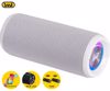 Fotografija izdelka TREVI XR 8A25 prenosni zvočnik, Bluetooth 5.0, TWS, polnilna baterija, RGB LED osvetlitev, USB / AUX / microSD, bel
