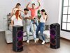 Fotografija izdelka MANTA SPK1204X800D MINOS PRO zvočni KARAOKE sistem, STEREO zvok, Bluetooth, Equalizer, X-Bass, RGB LED osvetlitev, USB / microSD / AUX / MIC-in, +mikrofon, +daljinec, črn