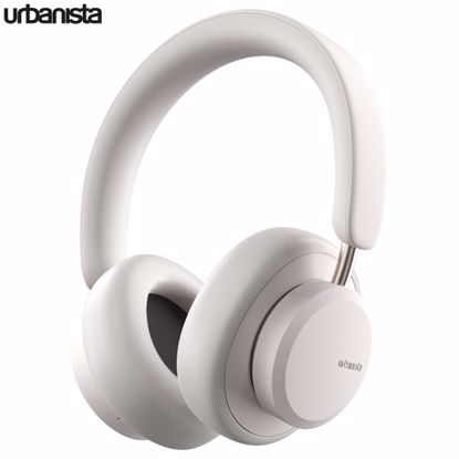 Fotografija izdelka URBANISTA MIAMI naglavne brezžične slušalke, Bluetooth, ANC, do 50ur, White Pearl (bele)