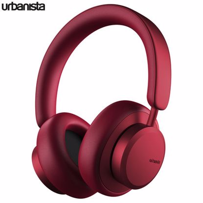 Fotografija izdelka URBANISTA MIAMI naglavne brezžične slušalke, Bluetooth, ANC, do 50ur, Ruby Red ( rdeče)
