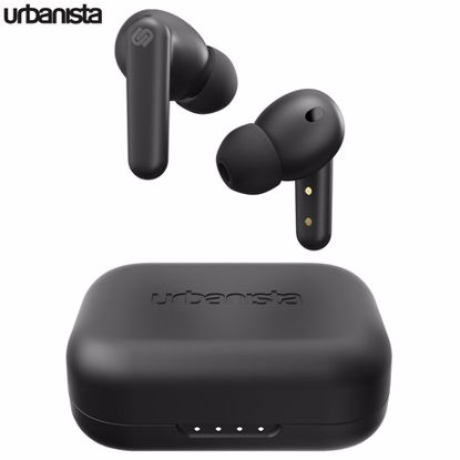 Fotografija izdelka URBANISTA LONDON brezžične slušalke s polnilno postajo, Bluetooth, TWS, ANC, Midnight Black (črne)