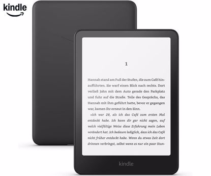 Fotografija izdelka AMAZON KINDLE Paperwhite e-bralnik, 12. Gen, 7", 16GB, ADDS, Dual WIFI, Bluetooth, 3000mAh polnilna baterija, prednja osvetlitev, IPX8 vodoodpornost, USB Type-C, črn (Metallic Black)