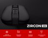 Fotografija izdelka GENESIS ZIRCON 330 brezžična miška, gaming / pisarniška, 3600DPI, USB 2.4GHz / USB Type-C, 7 gumbov, polnilna baterija, Plug & Play, črna