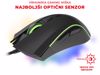 Fotografija izdelka GENESIS Krypton 770, profi gaming optična miška, HYBRID, RGB osvetlitev, 14 prog. tipk, 12.000dpi, USB pleten kabel 1.8m