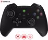 Fotografija izdelka GENESIS MANGAN 400 brezžični igralni plošček / gamepad, 19 gumbov, vibriranje, Bluetooth, LED, Windows / Android / iOS / Nintendo, baterija, + prednja plošča, + torbica, črn (Onyx Black)