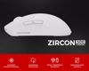 Fotografija izdelka GENESIS ZIRCON 500 brezžična miška, gaming / pisarniška, 10.000DPI, Bluetooth 5.0 / USB 2.4GHz / USB Type-C, 6 gumbov, polnilna baterija, spomin, programska oprema, Plug & Play, bela