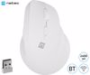 Fotografija izdelka Natec CRAKE 2 vertikalna brezžična miška, 2400DPI, ergonomska, Bluetooth / USB 2.4GHz, 6 gumbov, za desničarje, 1x AA baterija, bela