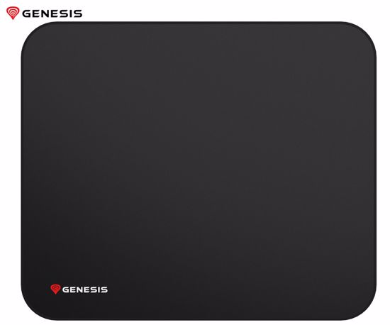 Fotografija izdelka GENESIS CARBON 500 S LOGO podloga za miško, gaming / pisarniška, 250x210mm, vodoodporna, gladka površina, zaščiteni prešiti robovi, protizdrsna, črna